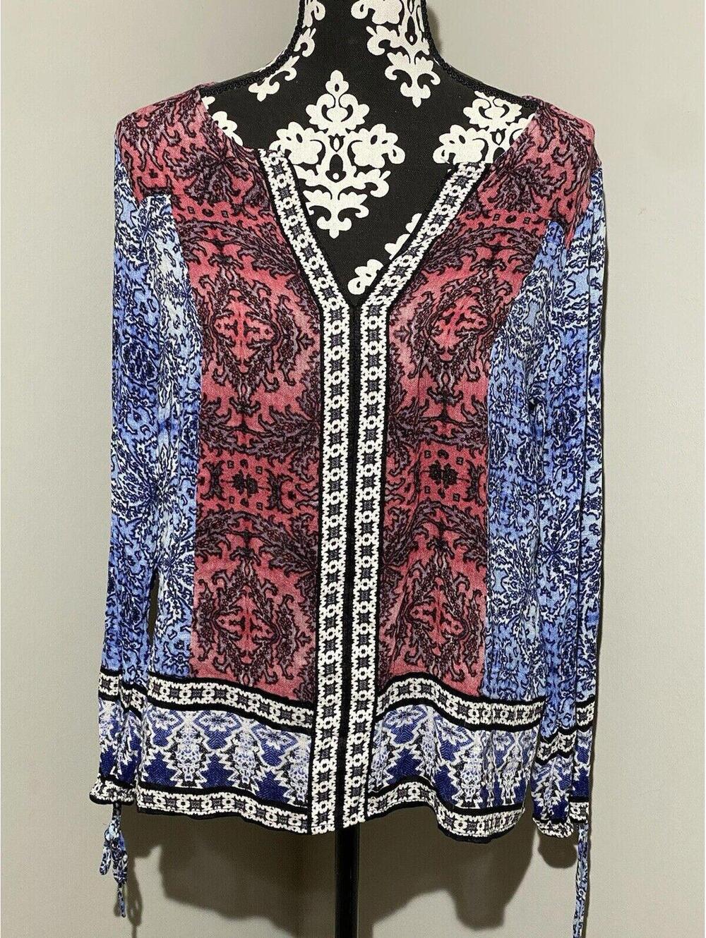Lucky Brand  | Western Floral Print Blouse | Women’s sz Medium